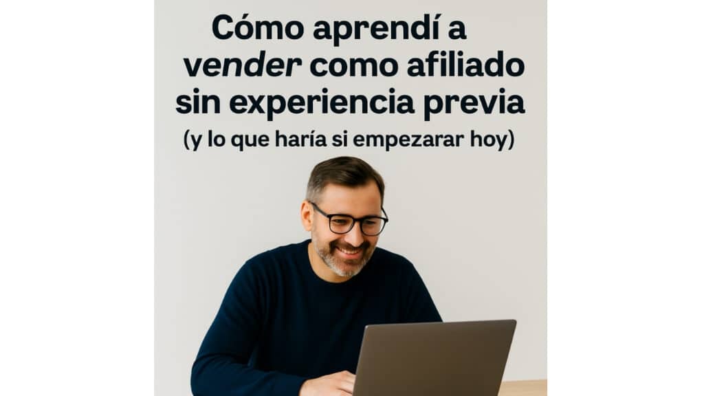 Cómo aprendí a vender como afiliado sin experiencia previa