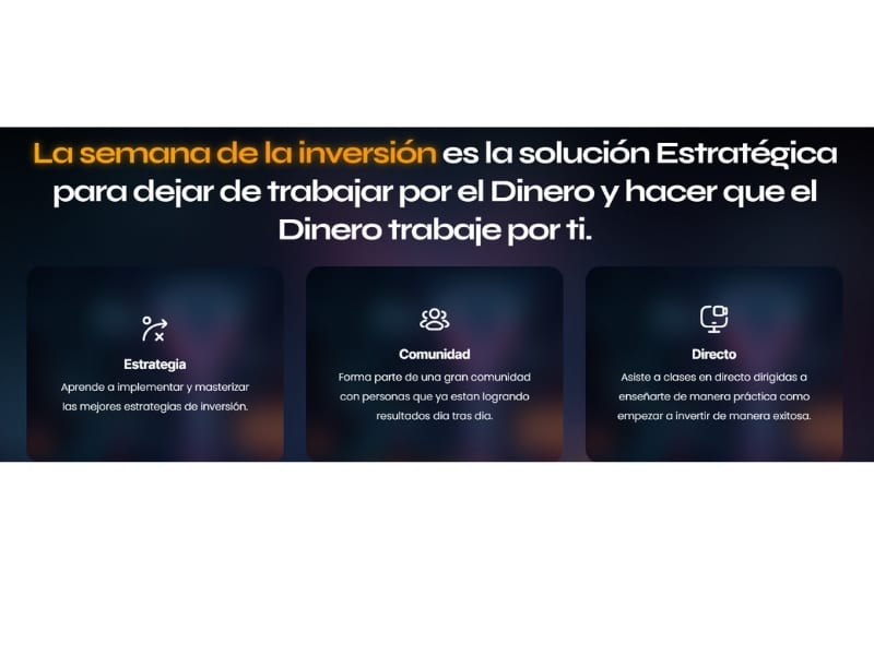 La semana de la inversión por Fernando RDV