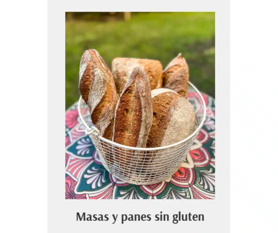 Panes y masas sin gluten del curso de Cocinando el Cambio, ideales para celiacos y alimentación saludable