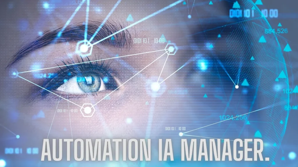 Ojo humano con conexiones digitales representando el curso Automation IA Manager de Buildt Academy