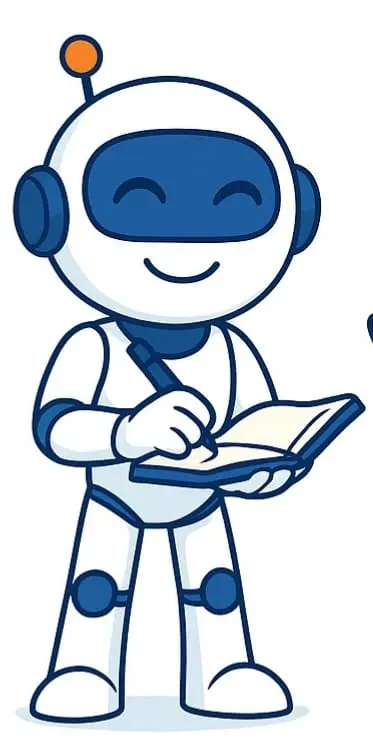 Ciberdigi tomando apuntes importantes en la libreta.
