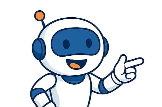 Ciberdigi señalando con el dedo hacia un botón