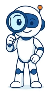 Ciberdigi analizando con una lupa