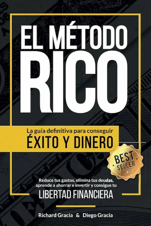 Portada del libro El Método RICO de Richard y Diego Gracia, bestseller en Amazon sobre educación financiera y libertad económica.