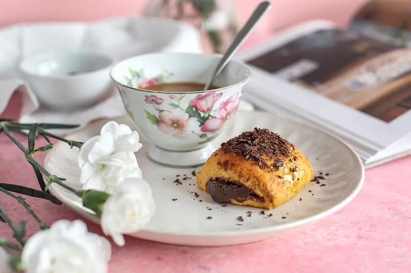 Napolitana saludable de chocolate, receta sin azúcar del curso Dulces Saludables de Lucía Gómez